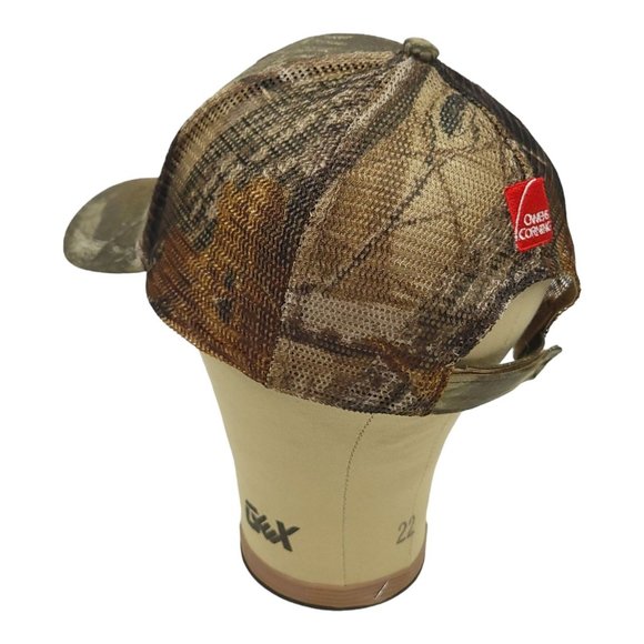 Service Partners Central Realtree Mesh Strapback Cap Trucker Owens Corning Hat - Picture 10 of 12